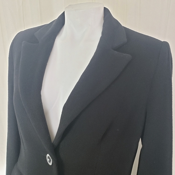 Javier Simorra Barcelona black wool blazer size 6 - Picture 2 of 11